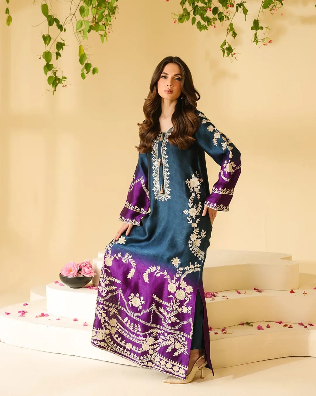 Diamond 2pc Silk Suit