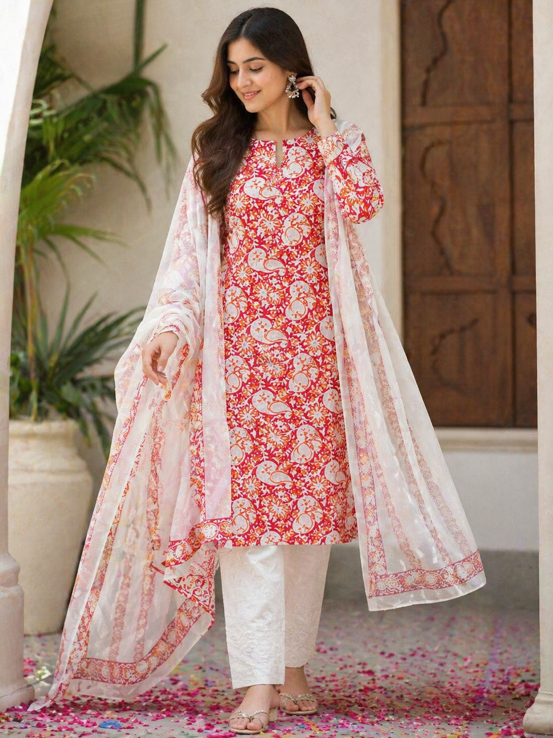 Sabi Cotton Lawn 3 pc suit