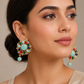 Turquoise Blue, Multicolor & Gold
