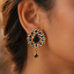 Midnight Black Teardrop Statement Earrings