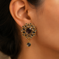 Smoky Mocha Floral Drop Earrings