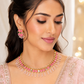 Midnight Grace Black Drop Necklace & Jhumka Set