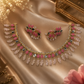 Midnight Grace Black Drop Necklace & Jhumka Set