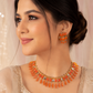 Midnight Grace Black Drop Necklace & Jhumka Set