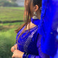 Handmade Mukesh Work Kurta Gala 3 Piece