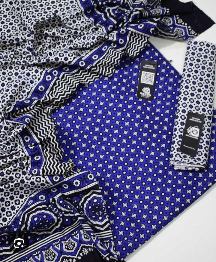 Ajrak diamond suit 3 PC
