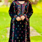 Black Pakka Boor Lawn 3 Piece Suit