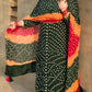 Hand Made Chunri –  Bottle Green Elegant 3 Piece Suit