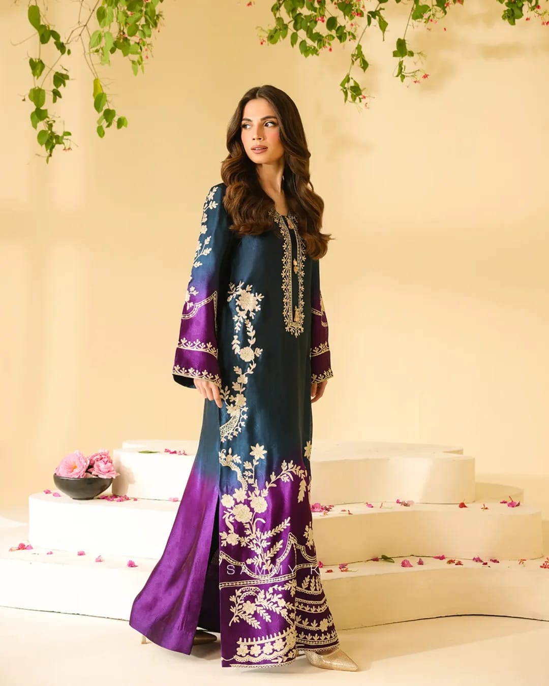 Diamond 2pc Silk Suit